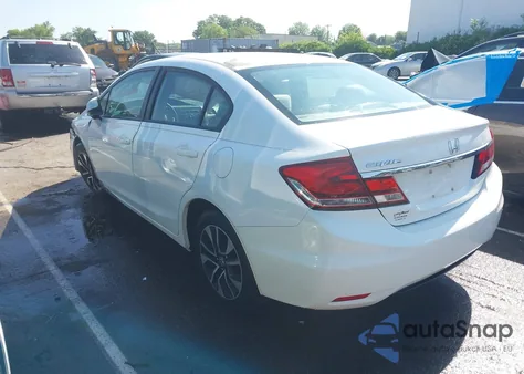 2013 Honda Civic Ex z USA, uszkodzony, nr VIN 19XFB2F8XDE017558